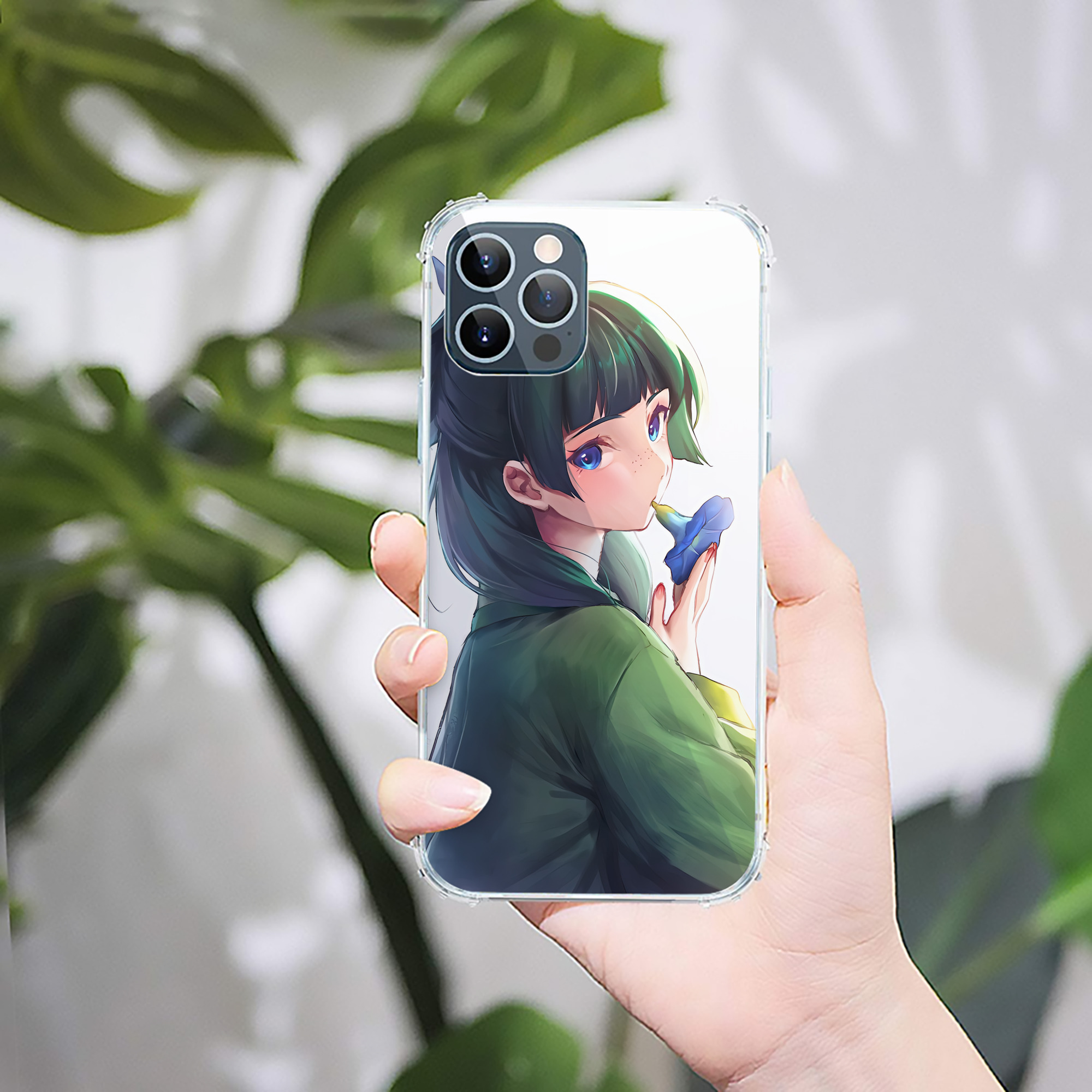 （画像用） 薬屋のひとりごと The Apothecary Diaries 【iPhone 12シリーズ対応】透明スマホケース（クリアソフトケース）